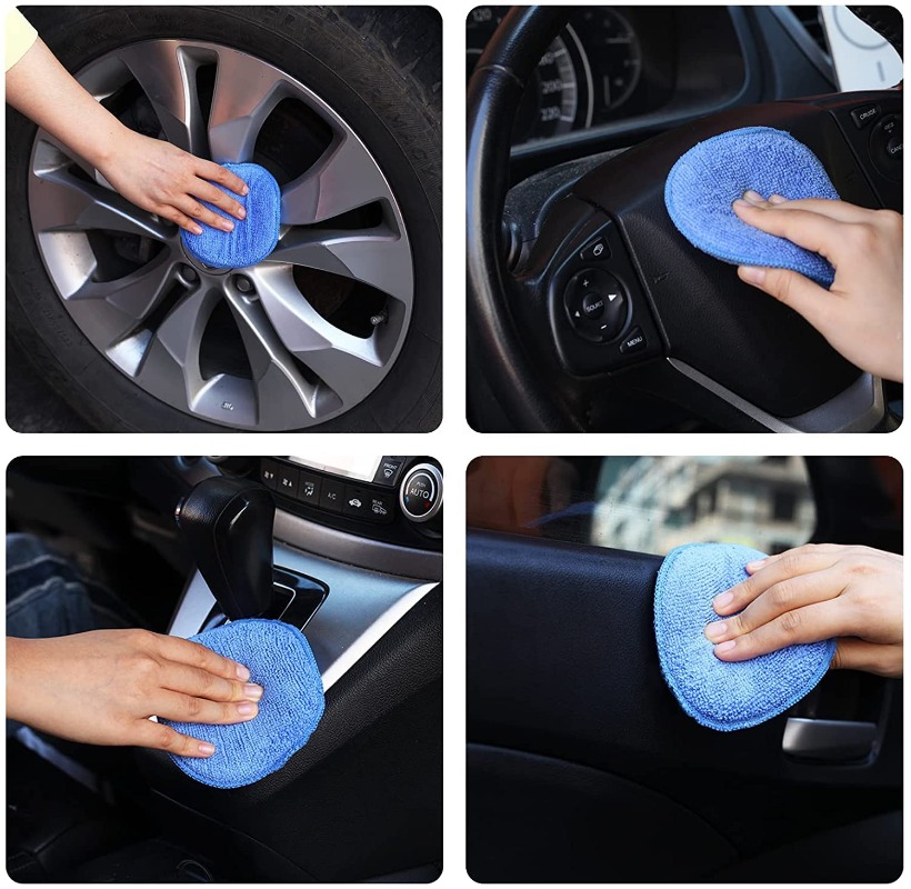 10Pcs Car Detailing Applicator - Wax Applicator Pad 评论和价格