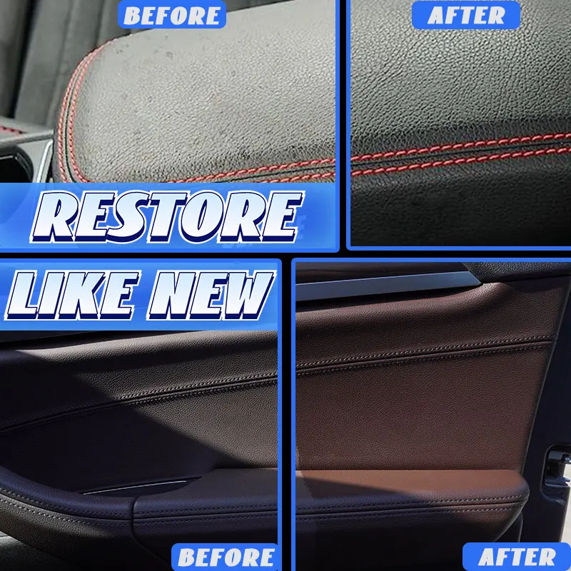Car Plastic & Leather Restorer - Leather Cleaner Interior 评论和价格