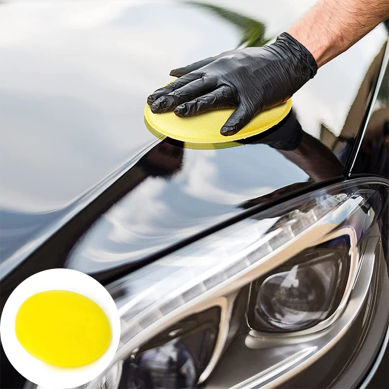 12Pcs Round Car Waxing Polish  - Wax Applicator Pad 评论和价格